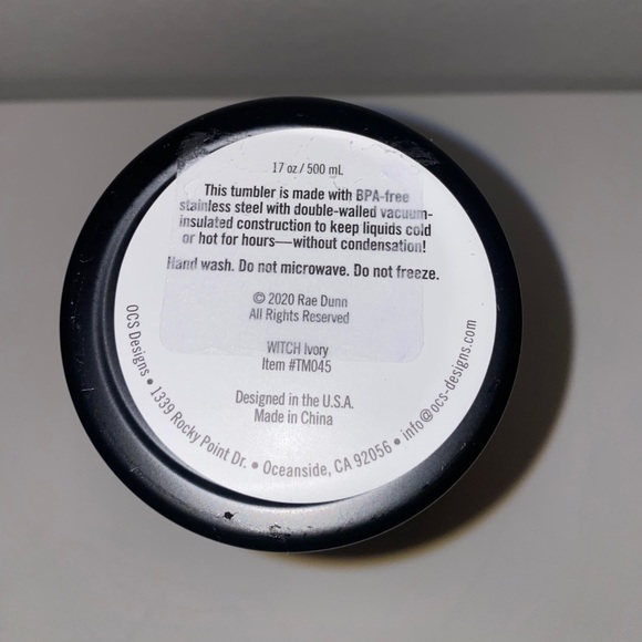 Rae Dunn WITCH Insulated Tumbler 17oz - Picture 6 of 6